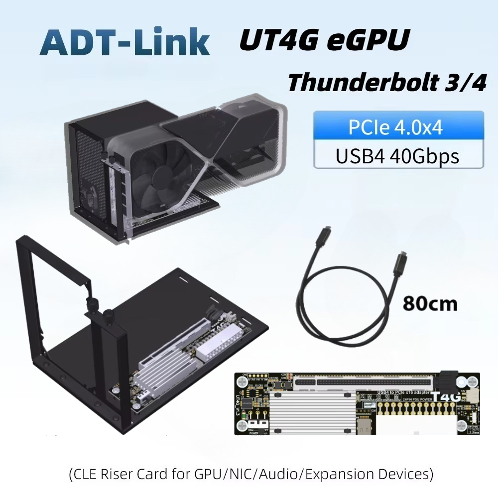Gpu External Dock Egpu Thunderbolt 4 - Estação de acoplamento para placa gráfica
