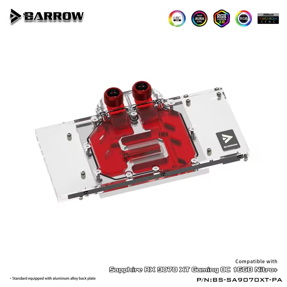 Bloco de água gpu carrinho de  - Rx 9070 Xt avaliação e preço