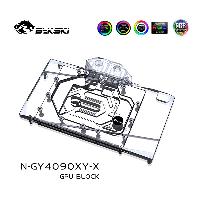 Bloco de GPU Bykski N-GY4090XY - Rtx 4090 Water Block avaliação e preço